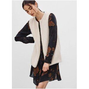 Wilfred Bossut Silk Dress in dark floral